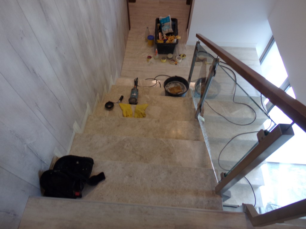 slefuire lustruire scari marmura